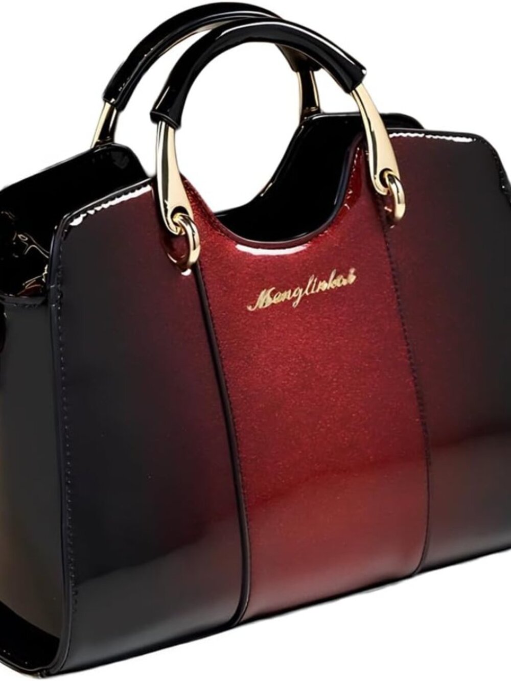Women's Fashion Leather Top Handle Satchel Crossbody Handbag, Large Capacity Tot